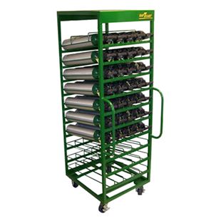 Saf-T-Cart MDE-50H Cylinder Cart - Holds 50 Type D or E Medical Cylinders