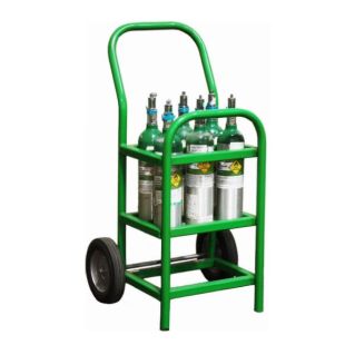 Saf-T-Cart MM6-6 Cylinder Cart - Holds 6 Type M6 Medical Cylinders