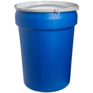 Wyk AN3220-WYK 55 Gallon Plastic Drum with 220 lbs. of Acid Safe Neutralizing Sorbent