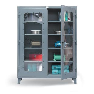 Strong Hold See-Thru Door Storage Cabinets
