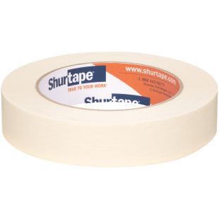 Shurtape 140431 CP 105 General Purpose Grade, Medium-High Adhesion Masking Tape - 24mm W x 55m L - 3.0" Core - Single Roll of Tape - CLEARANCE ITEM