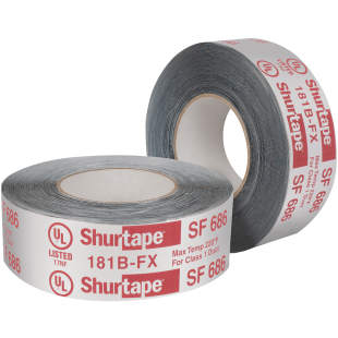 Shurtape SF 686 UL 181B-FX Listed/Printed ShurMASTIC® Butyl Foil Tape