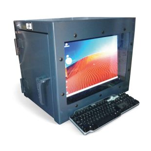 Strong Hold Small Desktop Computer Cabinets