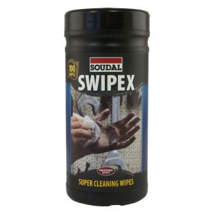Soudal 113551 Soudal Swipex Solvent Based Wipes for Uncured Sealants and Adhesives