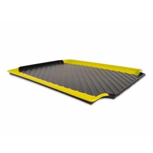 Structural Plastics CTY300124 30" x 24" Yellow Containment Tray - 2-1/2 Gallon Capacity
