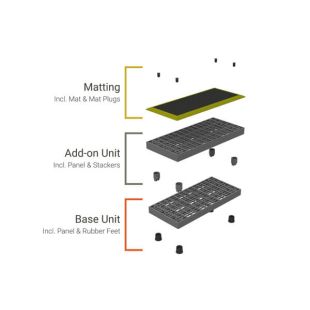 Structural Plastics Add-A-Level 36" x 16" Raised Flooring Platforms