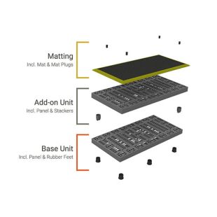Structural Plastics Add-a-Level 48" x 24" Raised Flooring Platforms