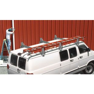 System One Aluminum Heavy Duty Utility Rig Van Ladder Rack