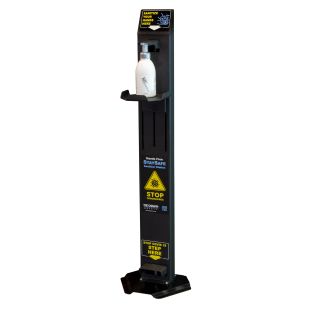 Tiedown 71041 StaySafe Touchless Foot Powered Sanitizer Station - Fits 7" to 15" Tall Bottles 