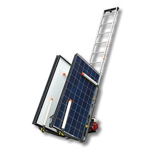 Tie Down Tranzsporter 48467 TranzSporter Solar/Plywood Panel Accessory for TP400 Platform Hoist
