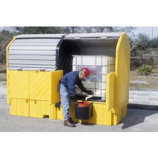 UltraTech Optional Bucket Shelf for use with UltraTech Twin IBC Hard Top Spill Pallet Models