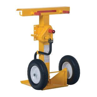 Vestil CJ-BEAM-PN Hand Crank Style Trailer Stabilizing Jack with 41" to 55" Height Range and 100,000 lbs Static Capacity