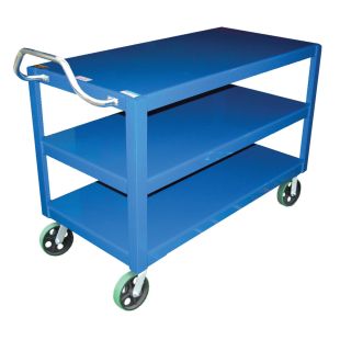 Vestil Triple Shelf Ergo Handle Carts