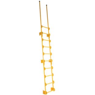 Vestil DKL-10 Walk Through Style 10-Step 111"H Dock Ladder