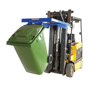 Vestil TCD-FM-E Economy Fork Mounted Trash Can Dumper with 500 lbs Capacity
