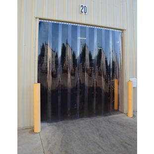 Vestil Wall Mounted Standard Overlap Vinyl Strip Doors