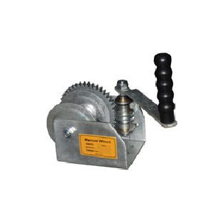 Vestil WALL-S Wall Mounted Hand Winch with 44:1 Gear Ratio and 1500 lbs Capacity