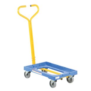 Vestil PDH-1624 Plastic Dolly with Handle - 16" x 24"