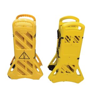 Vestil MSB-138 Mobile Safety Barrier - 40"H - Expands from 23" to 138"