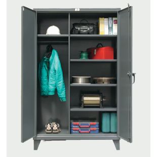 Strong Hold Wardrobe Cabinets with Full Rod