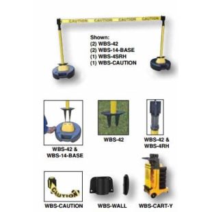 Vestil Web Barrier Stakes and Accessories