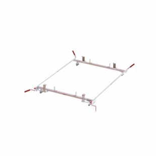 Weather Guard 234-3-03 Aluminum Dual Side Quick Clamp Rack for Full Size Vans - 70"