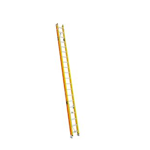 Werner T6240-2GS GLIDESAFE™ 40' Tri-Rung Fiberglass Extension Ladder - 300 lbs Rated