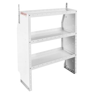 Weather Guard 9353-3-03 Adjustable 3 Shelf Unit for Van Interior Storage and Organization - 36"L x 13-1/2"D x 44"H