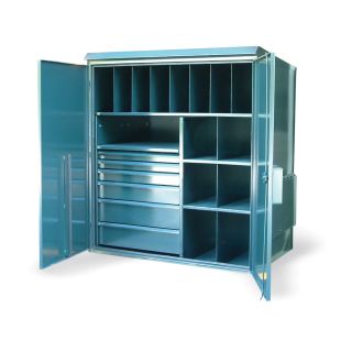 Strong Hold WP-15318 - 62"W x 64"D x 67"H Multi-Compartment Outdoor Cabinet