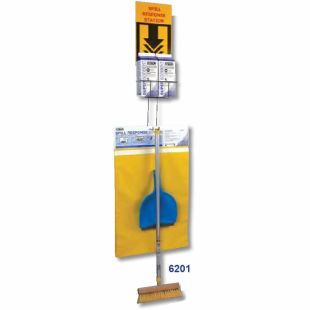 WYK 6201 Super Sorbent Spill Response Station with Telescopic Broom & Dust Pan
