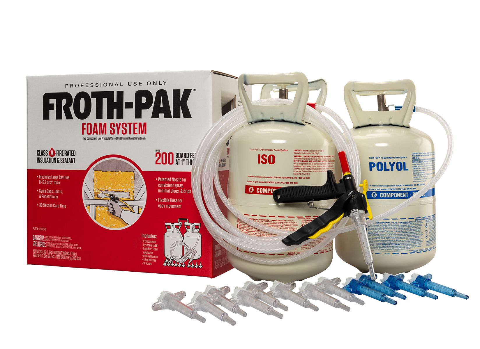 DuPont Froth-Pak 200 Spray Foam Sealant Kit - 12031949