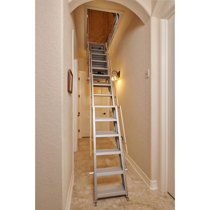 One Touch Electric Attic Stairs - 8' to 16'H - 500 lb Capacity