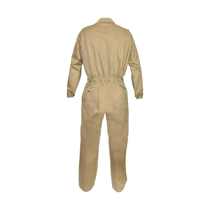 Khaki Flame Resistant Cotton Coveralls | Industrial Products