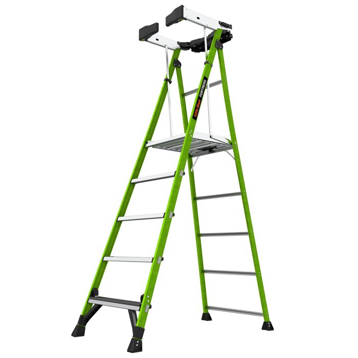 Little Giant Fortress™ Fiberglass Platform Ladders