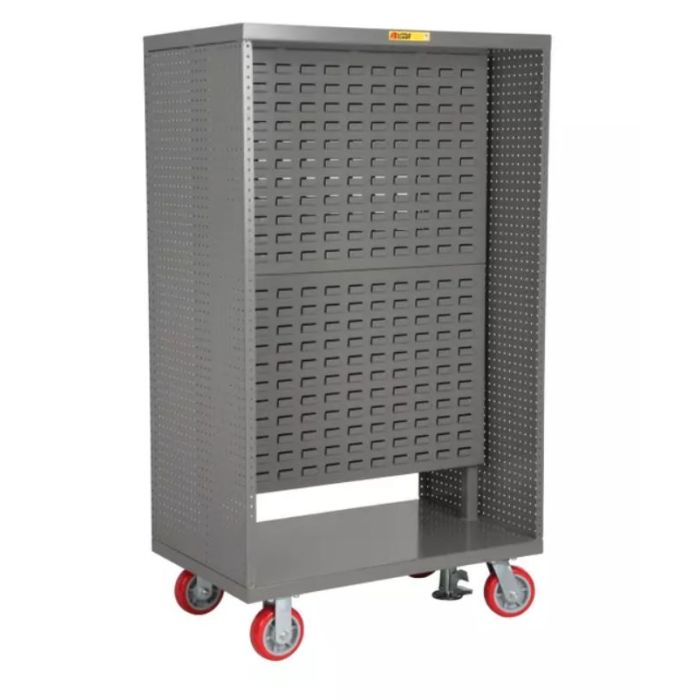 Little Giant BCPB-2438-6PYFL 5S Lean Cart with Pegboards and