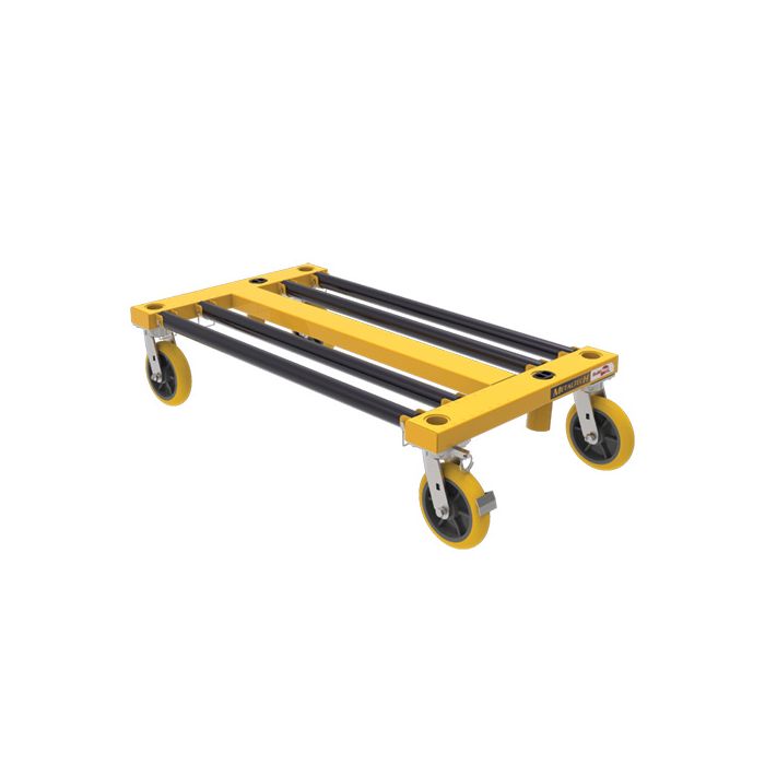 Metaltech I-BMDHER31YGR Series H Multi-Use Drywall Cart with 8