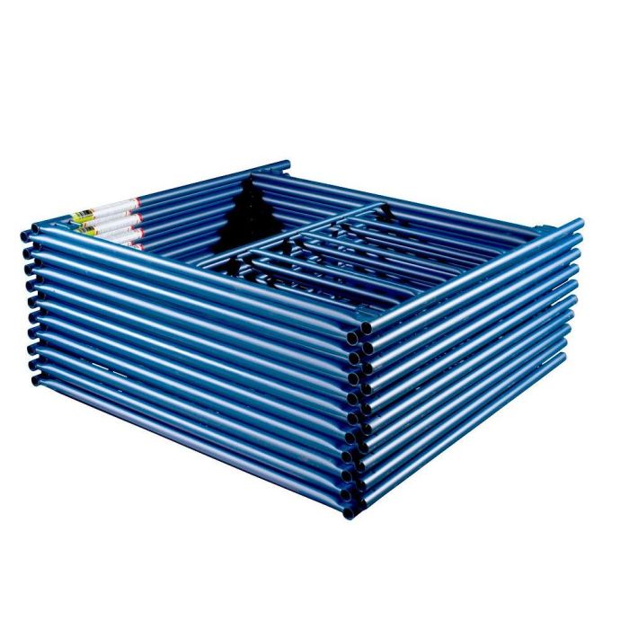 Metaltech Saferstack 20'H x 5'D x 7'W 4-Tier Scaffold Tower