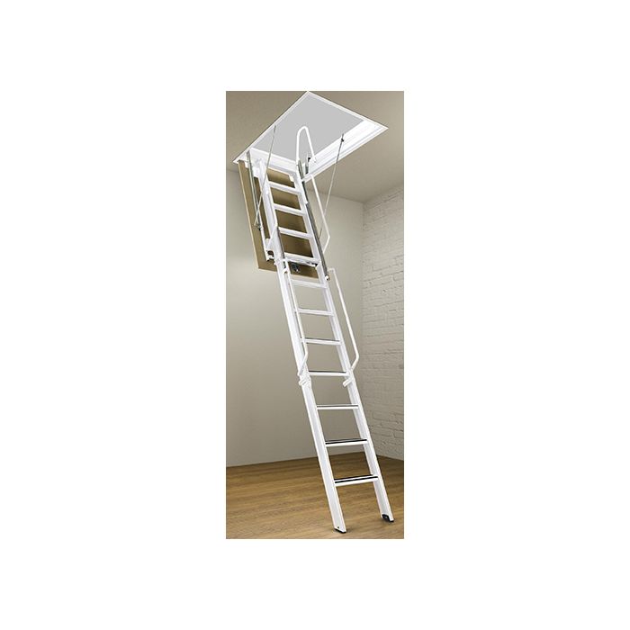 Rainbow F Series Steel Folding Attic Stairs - 7'4H to 15'4H