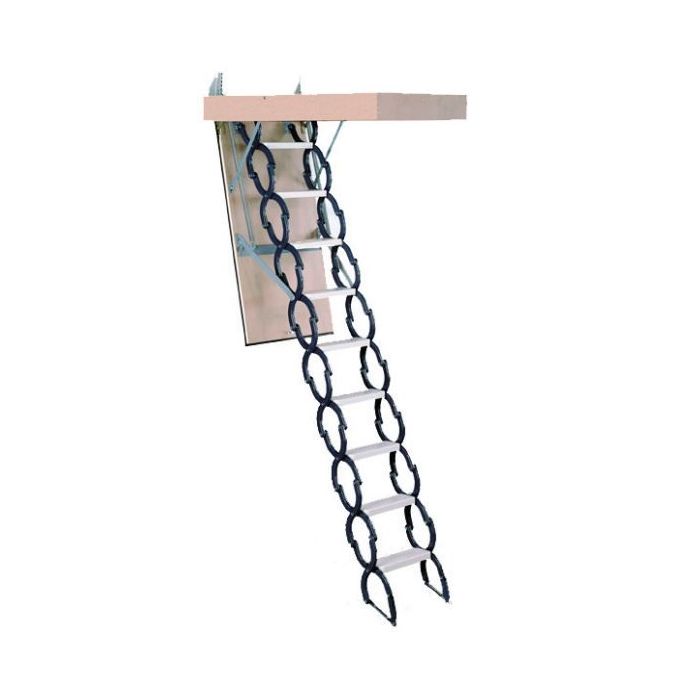 国内外の人気 Rainbow Stairs Ladder Attic Scissor Telescoping Steel Star 26.5cm