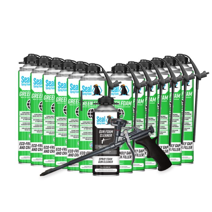 Seal Spray Green Gap and Joint Filler Spray Foam - 18 oz. Cans