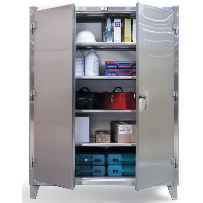 Strong Hold Stainless Steel Storage Cabinet 36 244SS