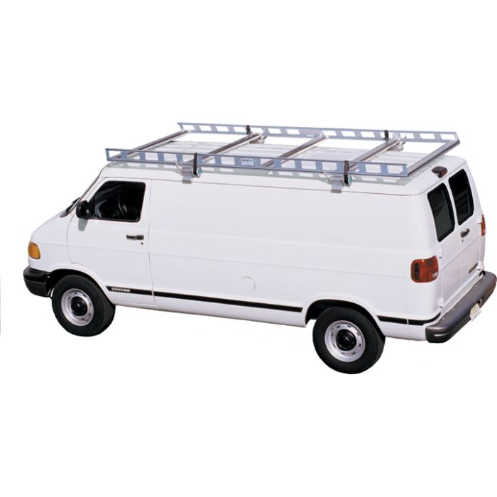 System One Aluminum Heavy Duty Contractors Rig Van Ladder Rack