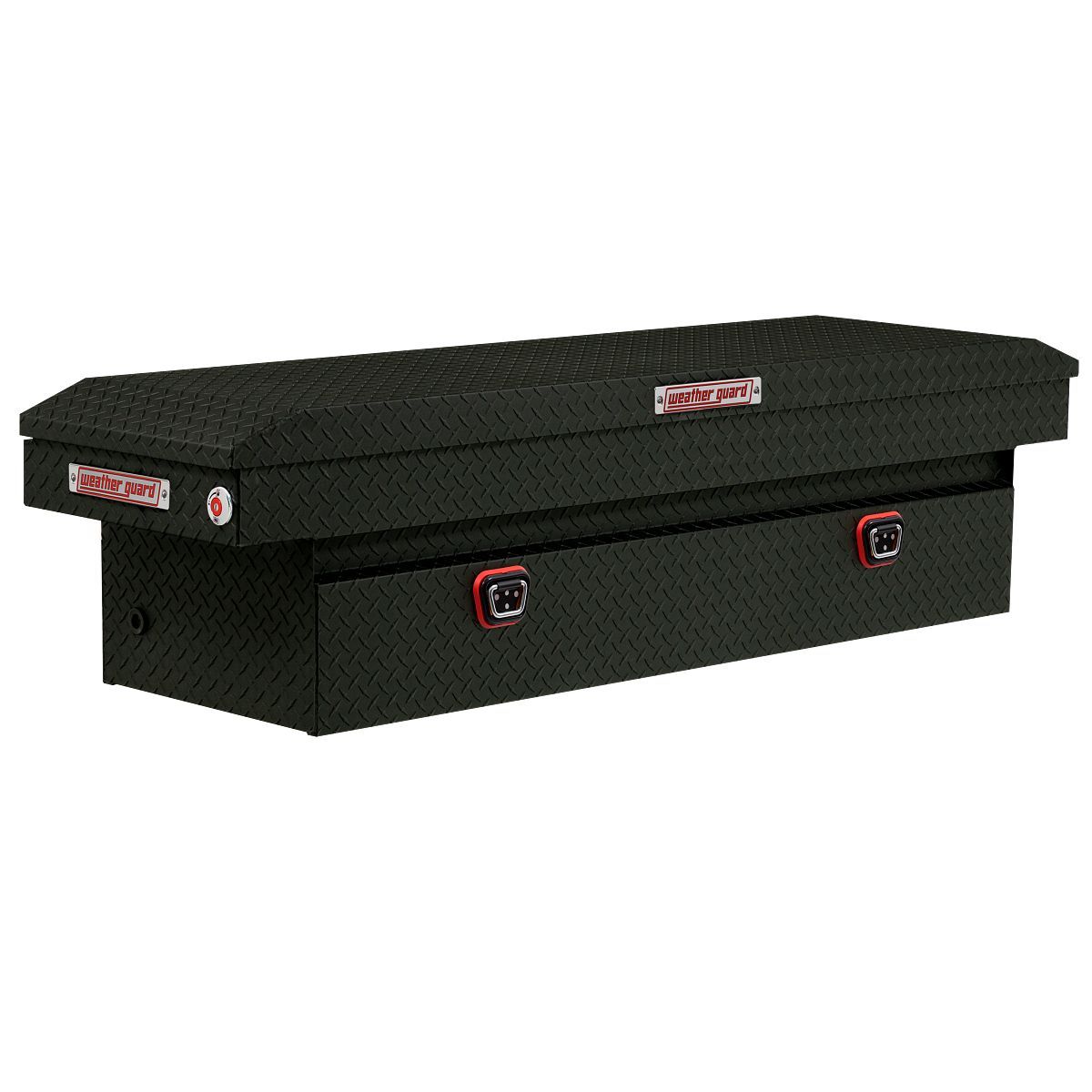 Weather Guard Model 127-52-04 Saddle Box - Aluminum - Full