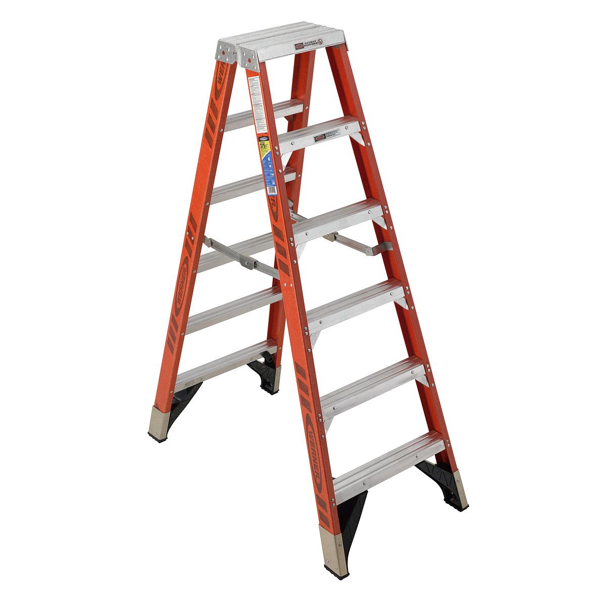 Werner T7400 Series Fiberglass Twin Stepladders
