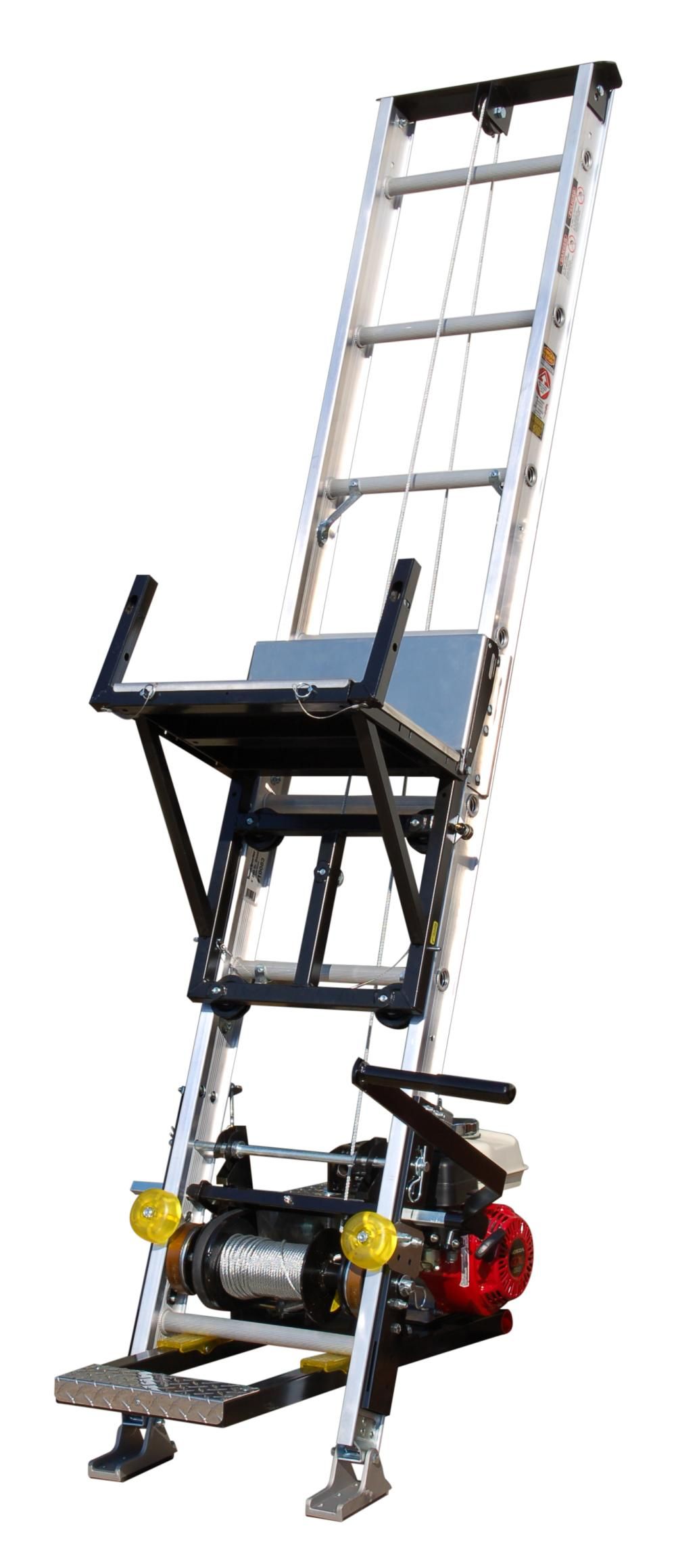 TranzSporter TP250: 250lb/28ft Ladder Hoist & Lifan Gas Engine