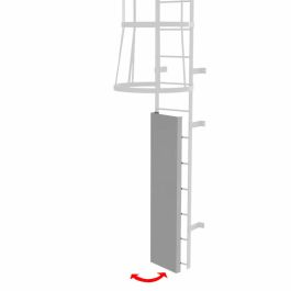 【ケイスケ】LADDER FRAME Can Guard ステンレス製 Tri-Arc OPFS03 Guard Door for Fixed Steel Ladders