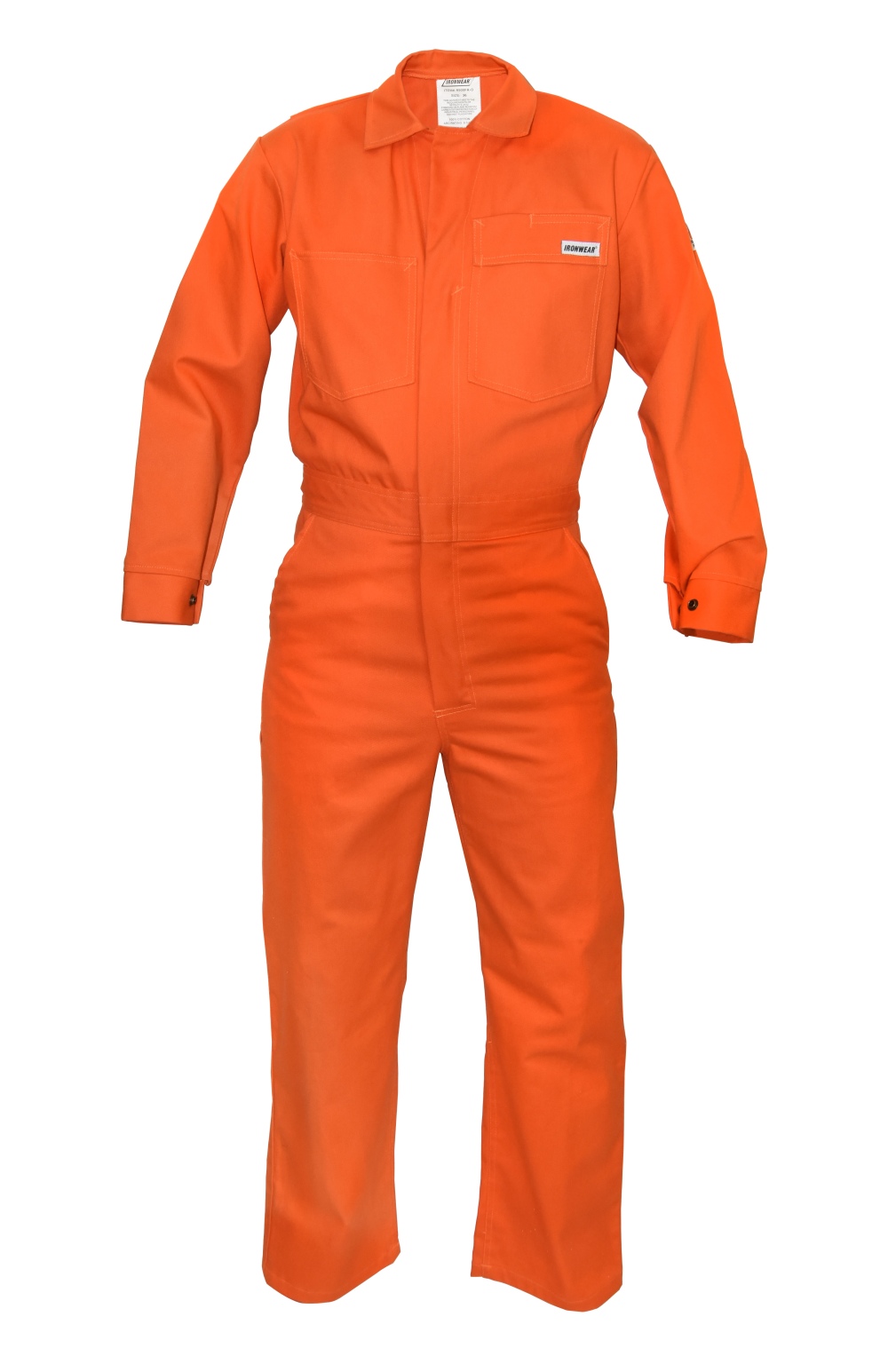 IronWear 6500 Khaki Flame Resistant 9 oz. Cotton Coveralls