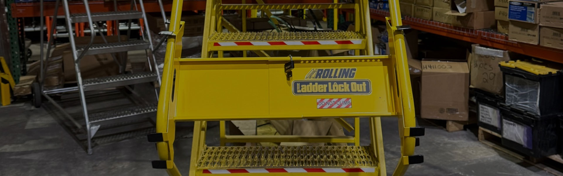 Vari-Safe Rolling Ladder Lock Out