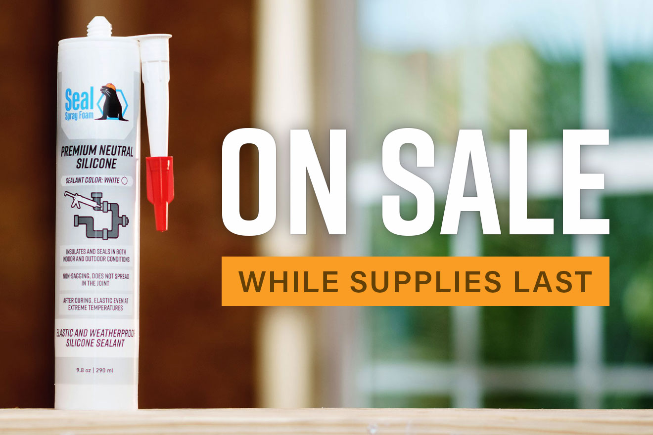 a header graphic showing a tube of premium neutral silicone with the text: On Sale While Supplies Last