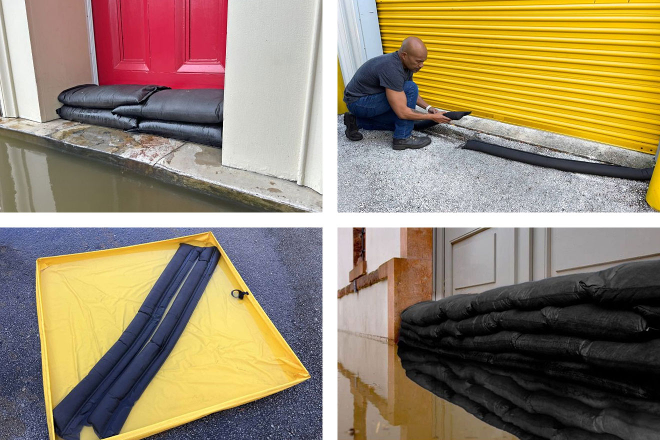a collage showing the different Ultra-Flood Stopper products 